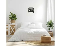 Metalen Decoratie Minivan, Zwart, 32X1,5X36 Cm, Epikasa