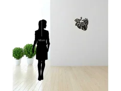 Metalen Decoratie Paard 2, Zwart, 50X1,5X50 Cm, Epikasa