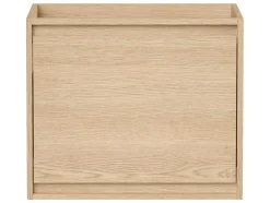 Meubel Onder Wastafel Met Engelse Lade - Eikenfineer - 60 Cm - Mesliva
