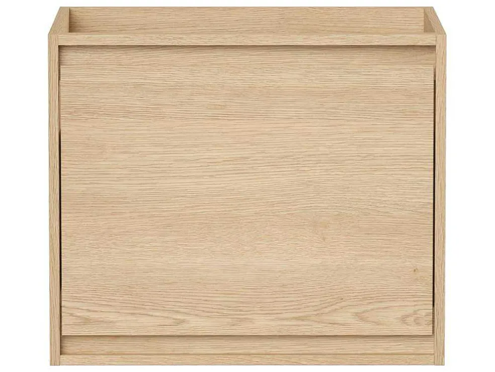 Meubel Onder Wastafel Met Engelse Lade - Eikenfineer - 60 Cm - Mesliva