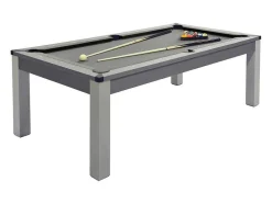 Modulaire Tafel - Biljart En Pingpong Balthazar - 213 X 112 X 81,5 Cm - Grijs