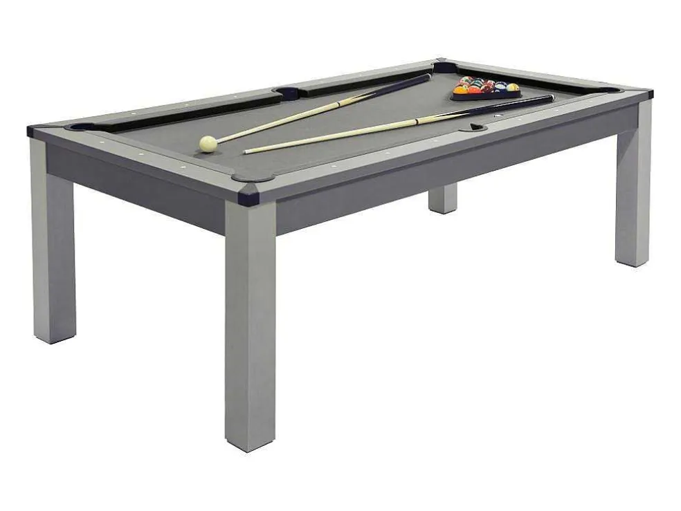 Modulaire Tafel - Biljart En Pingpong Balthazar - 213 X 112 X 81,5 Cm - Grijs