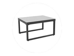 Multifunctioneel Ijzeren Tuinmeubel - Loungebank Met Verstelbare Luifel - 5 Zitplaatsen En 1 Salontafel - Grijs