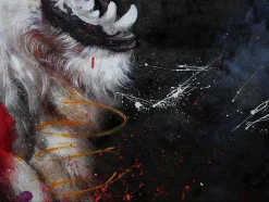 Olieverfschilderij Leeuw Mcw-H25, 120X180Cm