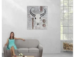 Olieverfschilderij Stier Handgeschilderd