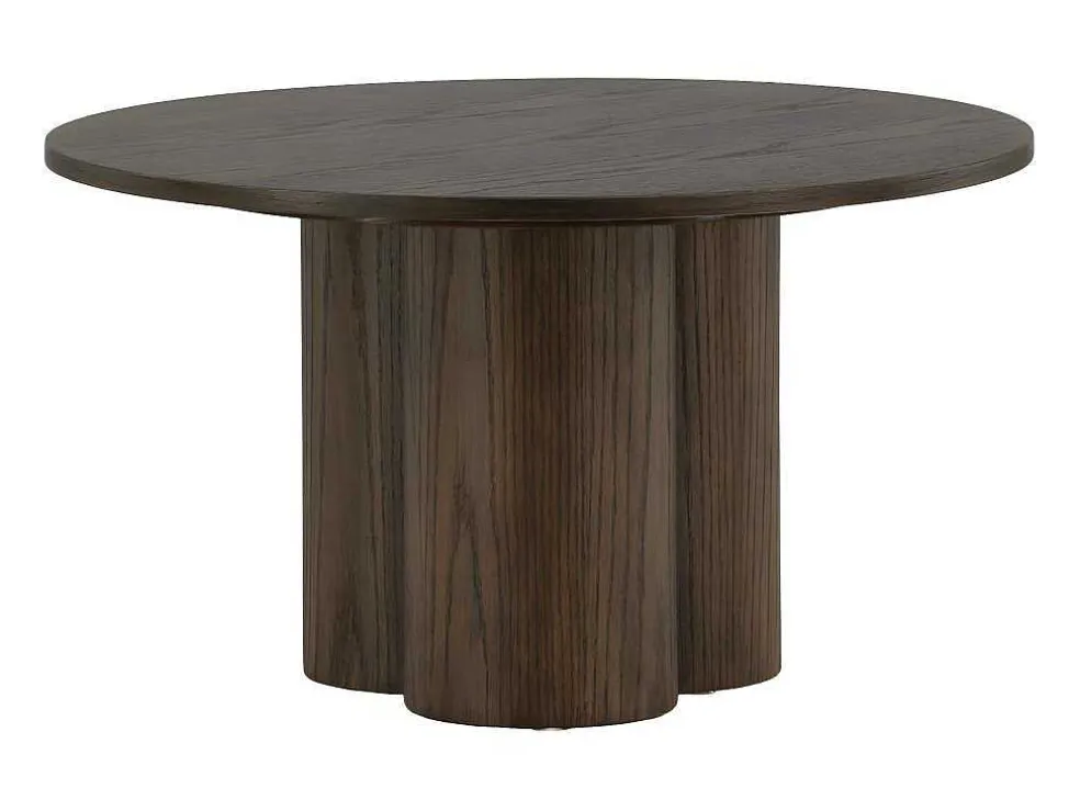 Olivia Salontafel O80Cm Bruin.