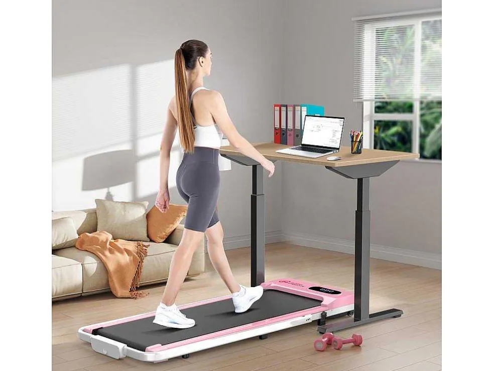 Onder Bureau Loopband 1-6Km/H Wandelen Jogging Machine Voor Thuiskantoor Met Opvouwmogelijkheid