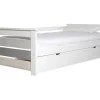 Onderschuifbed Celiane - 2 X 90 X 190 Cm - Mdf - Wit