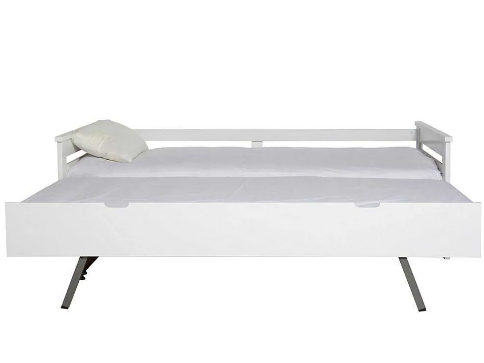 Onderschuifbed Celiane - 2 X 90 X 190 Cm - Mdf - Wit
