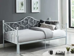 Onderuitschuifbed Sebille - Metaal - 90 X 200 Cm - Wit