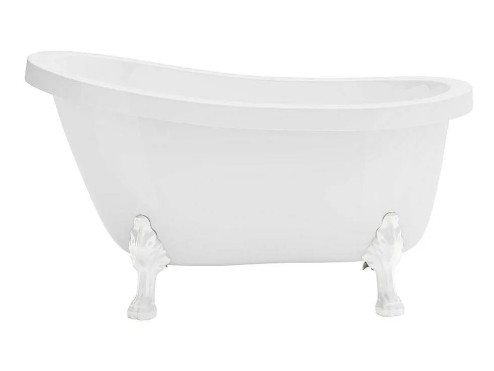 Ovaal Eilandbad - Retro Stijl - 171 L - 145 X 74 X 77 Cm - Witte Leeuwenpoten - Nisos