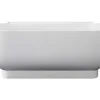 Ovaal Halfvrijstaand Bad - 240 L - 150 X 76 X 58 Cm - Wit - Acryl - Vogler