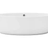 Ovaal Losstaand Bad - 251L - 185 X 90 X 58 Cm - Wit - Acryl - Marmati