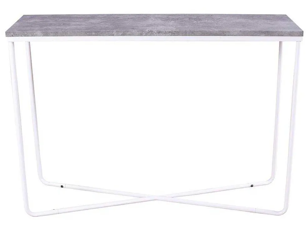 Palace Sidetable 30X110 Cm Beton Decor, Wit.