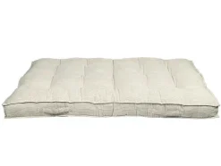 Palletkussen Van Ribfluweel - L120 X D80 Cm - Beige - Baila