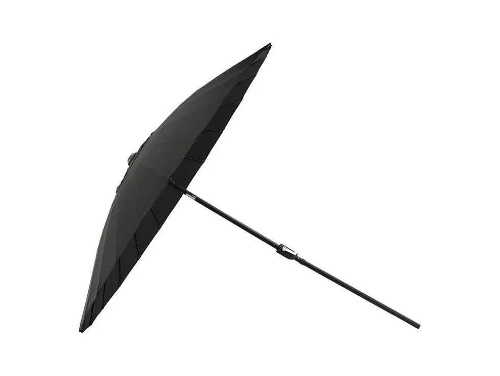 Palmetto Parasol Met Kantelfunctie Zwart.
