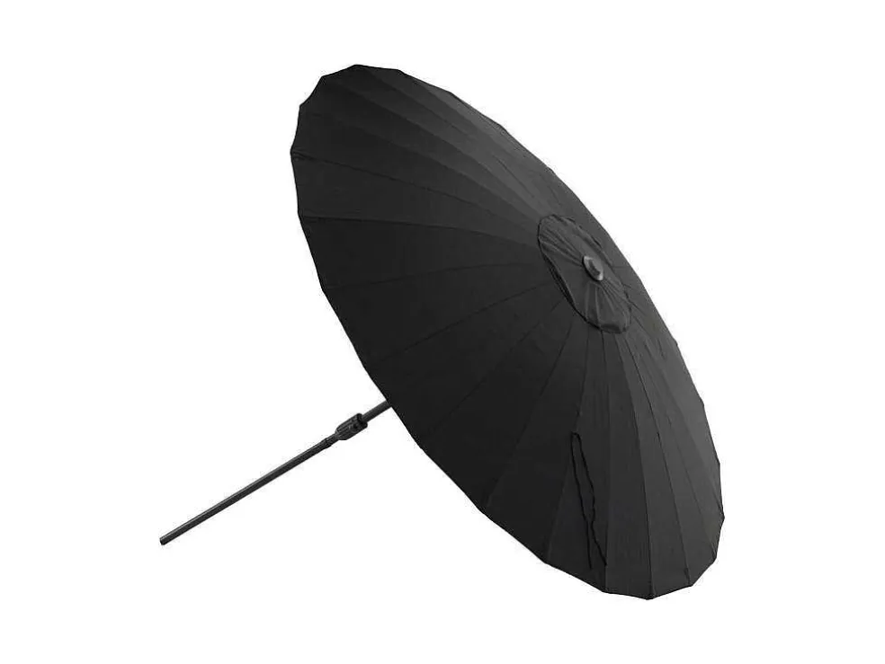 Palmetto Parasol Met Kantelfunctie Zwart.