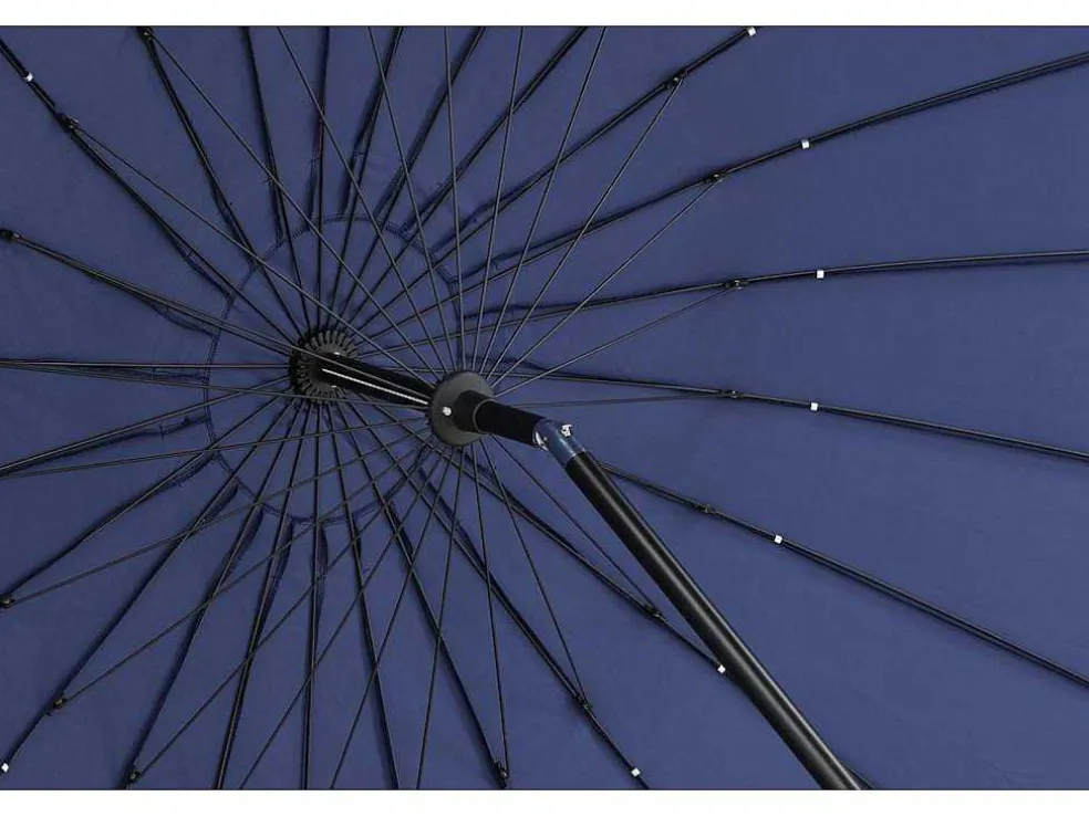 Palmetto Parasol Met Kantelfunctie Blauw.