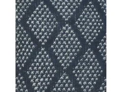 Plaid Oyace - Acryl En Wol - 130 X 170 Cm - Ivoor En Blauw