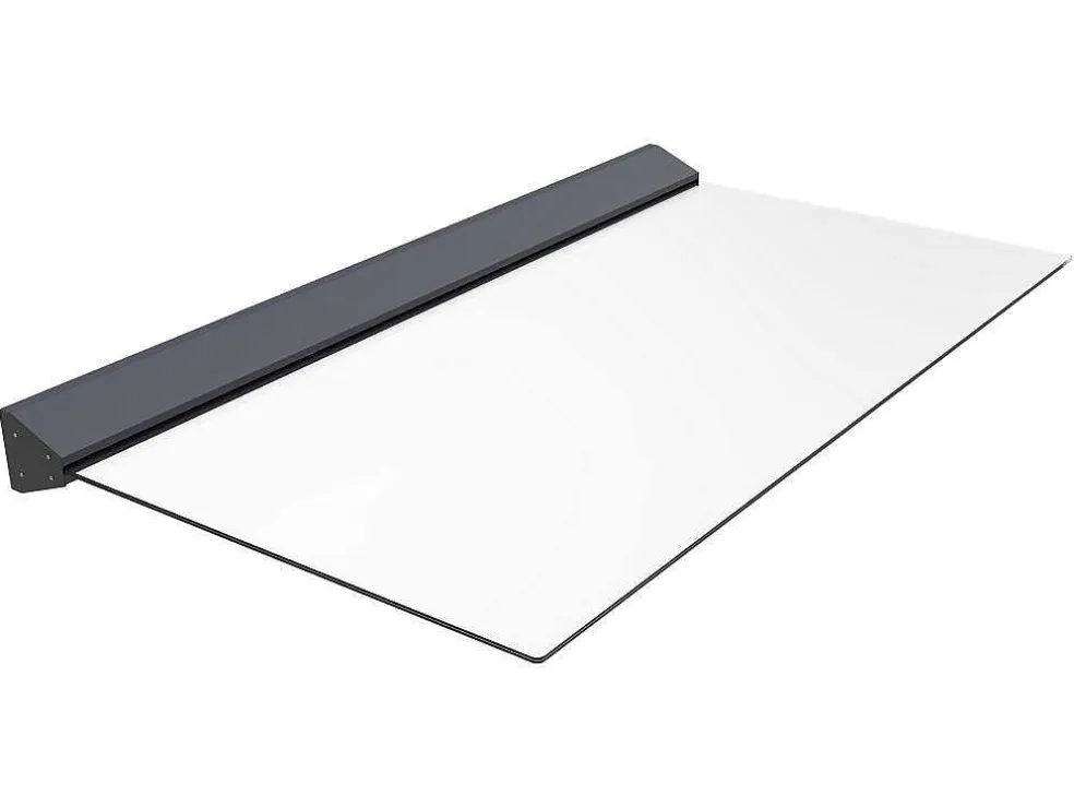 Platte Deurluifel Van Aluminium 140 X 90 Cm Met Ledverlichting - Luxama