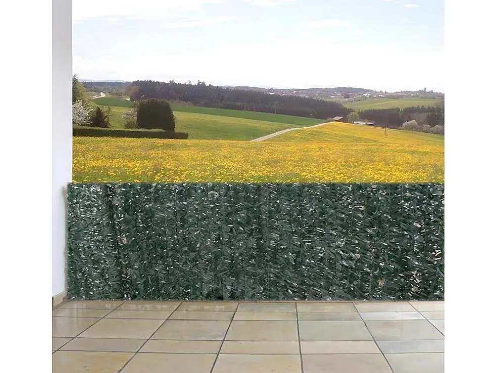 Privacyscherm Balkon N77 Ii Blad, 300X150Cm Dark Fir