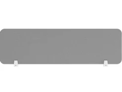Professioneel Bureau Voor 1 Persoon - Wit - L160 Cm - Met Afscheiding - Downtown