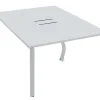 Professioneel Bureau Voor 2 Personen - Wit - L120 Cm - Downtown