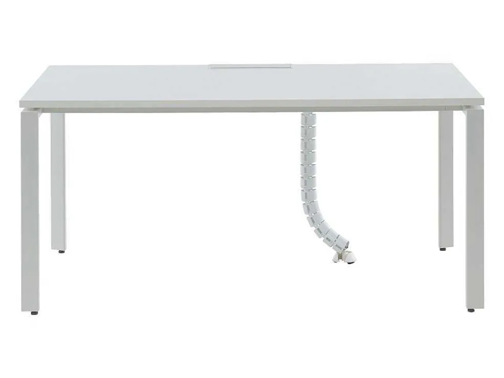 Professioneel Bureau Voor 1 Persoon - Wit - L120 Cm - Downtown
