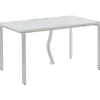 Professioneel Bureau Voor 1 Persoon - Wit - L140 Cm - Downtown