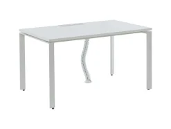 Professioneel Bureau Voor 1 Persoon - Wit - L140 Cm - Downtown