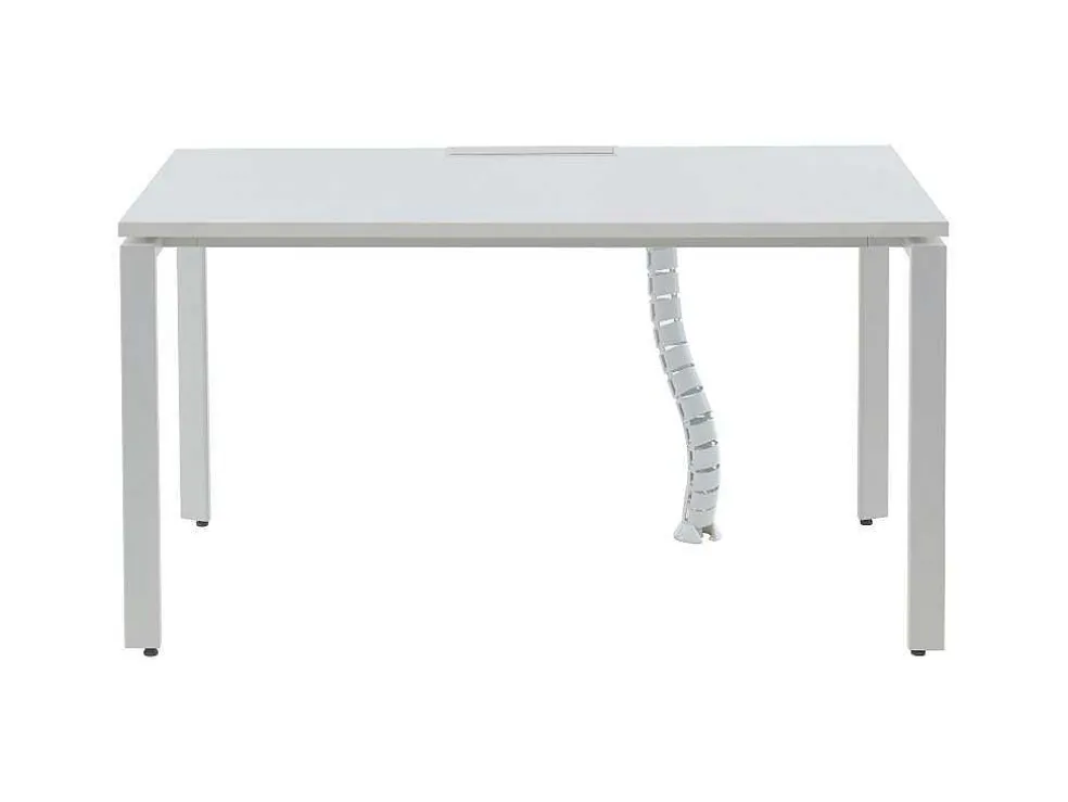 Professioneel Bureau Voor 1 Persoon - Wit - L140 Cm - Downtown