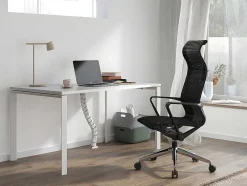 Professionele Bureaustoel - Stof - Zwart - Ladefense