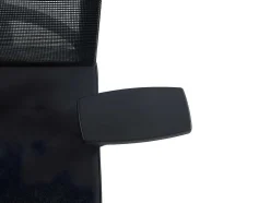 Professionele Ergonomische Bureaustoel - Met Hoofdsteun - Stof - Zwart - Wallstreet