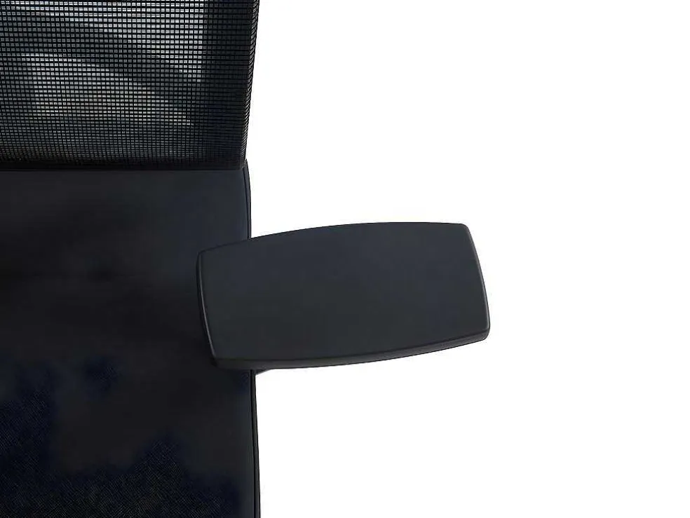 Professionele Ergonomische Bureaustoel - Met Hoofdsteun - Stof - Zwart - Wallstreet