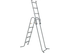 Rechthoekig Grijs Buizenzwembad Met Filterpomp Met Patroon - L549 X D274 X H132 Cm - Zamora