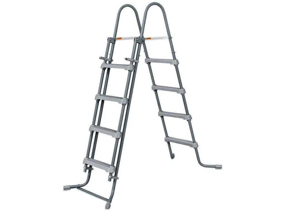 Rechthoekig Grijs Buizenzwembad Met Filterpomp Met Patroon - L549 X D274 X H132 Cm - Zamora