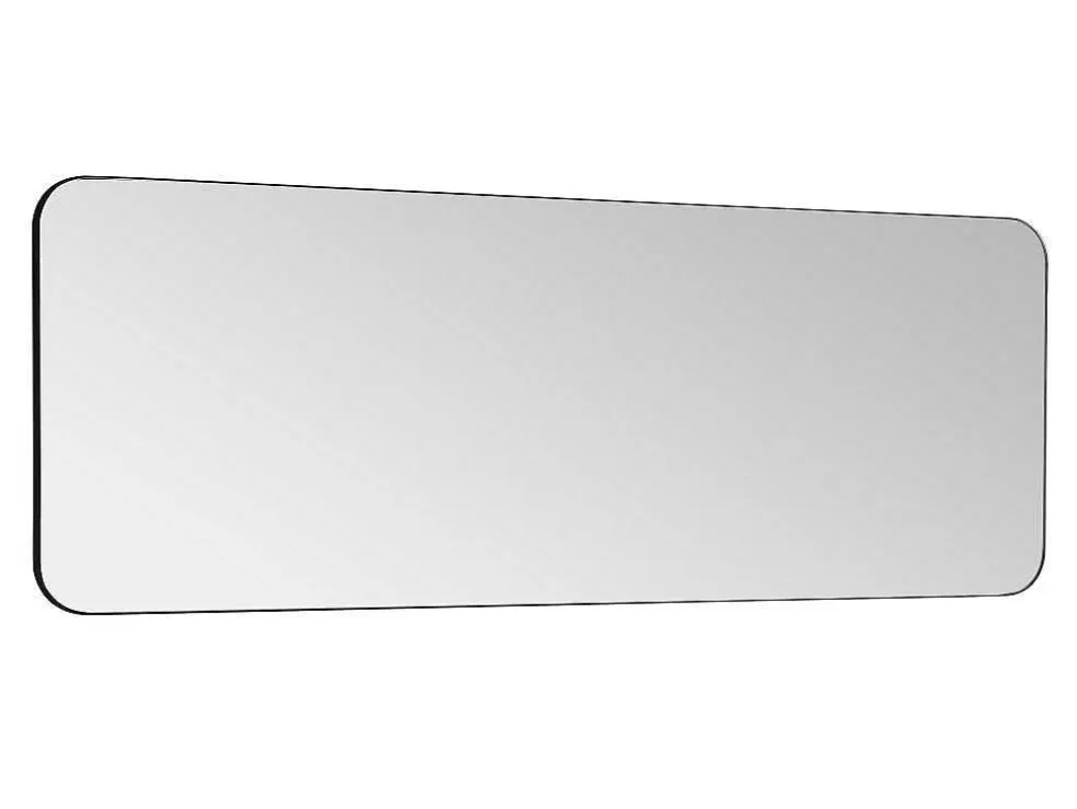 Rechthoekige Badkamerspiegel Met Zwarte Contour - 140X50 Cm - Demetria