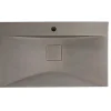 Rechthoekige Wastafel Om Te Plaatsen Van Beton - L80 X B48 Cm - Serov