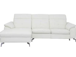 Relax Hoekbank Elektrisch Van Buffelleer Lismore - Wit - Hoek Links