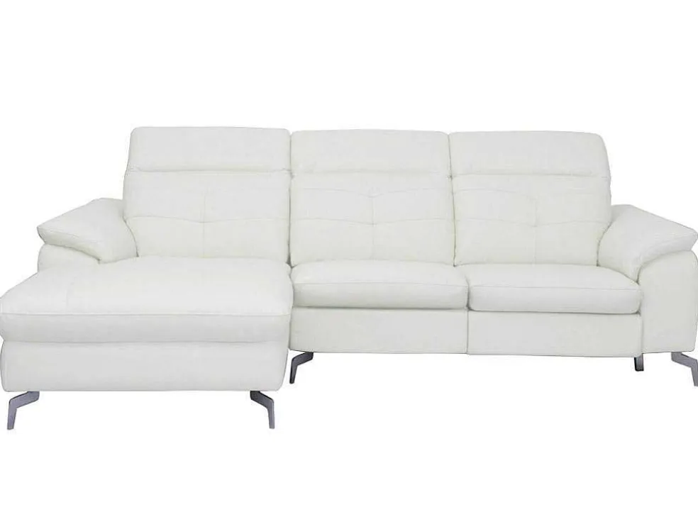 Relax Hoekbank Elektrisch Van Buffelleer Lismore - Wit - Hoek Links