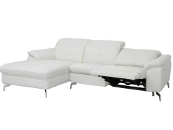 Relax Hoekbank Elektrisch Van Buffelleer Lismore - Wit - Hoek Links