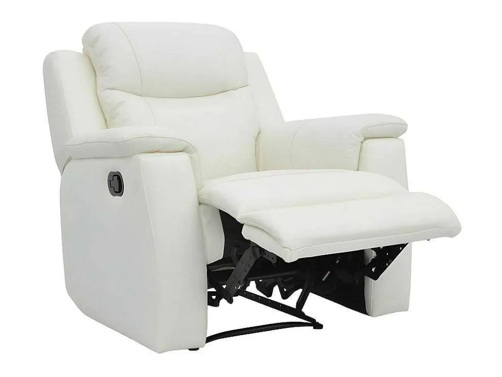 Relaxfauteuil Evasion Van Leer - Ivoorwit