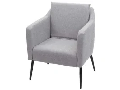 Relaxfauteuil Mcw-H93A, Stof/Textiel Lichtgrijs