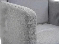 Relaxfauteuil Mcw-H93A, Stof/Textiel Lichtgrijs