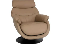 Relaxfauteuil Met Kruk Mcw-K99, Taupe