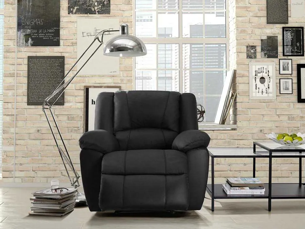 Relaxfauteuil Van Leer Aroma - Zwart