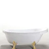 Retro Vrijstaand Bad 170 X 80 Cm Met Gouden Pootjes + Mengkraan Marigold