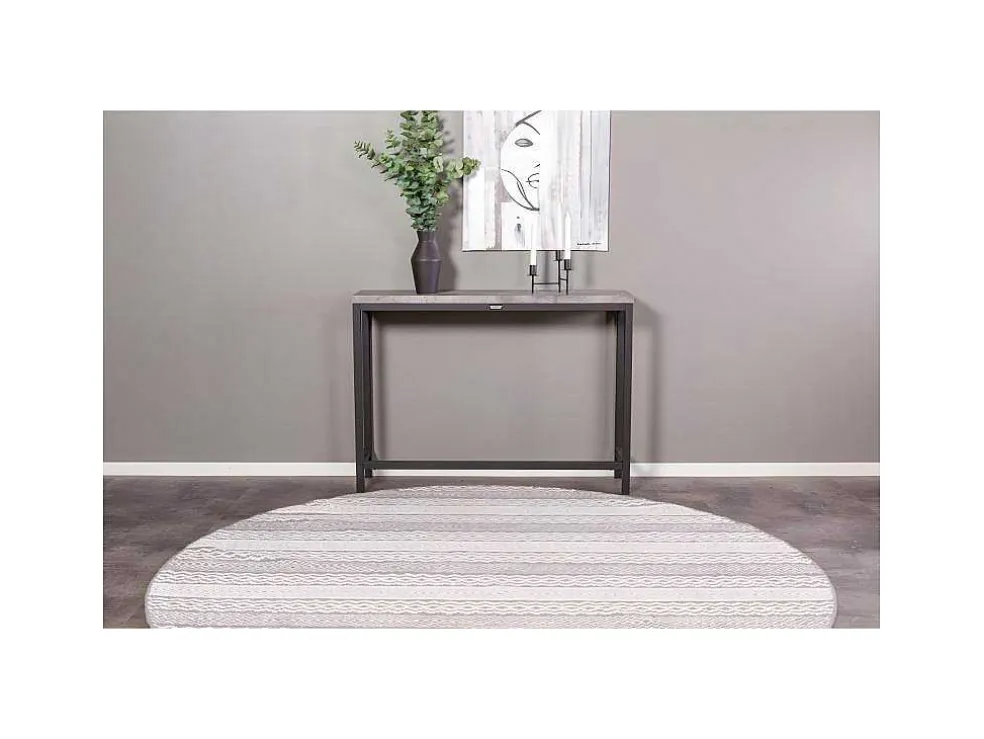Rise Sidetable 30X110 Cm Beton Decor, Zwart.