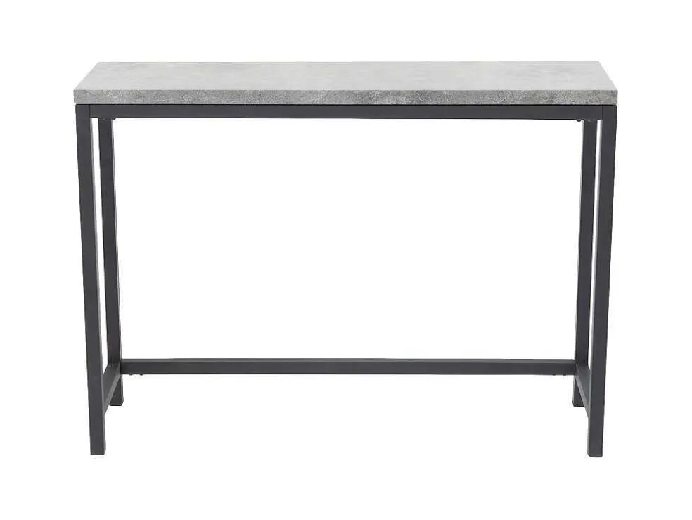 Rise Sidetable 30X110 Cm Beton Decor, Zwart.
