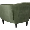 Rita Fauteuil Bosgroen, Rubberhout Zwart.
